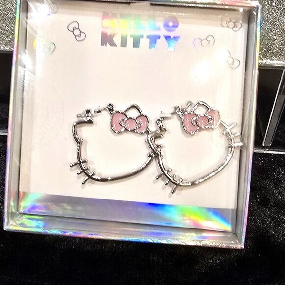 Hello Kitty Dangle & Hoop Earrings - Picture 11 of 13